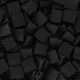 Miyuki tila 5x5mm beads - Black matted TL-401F